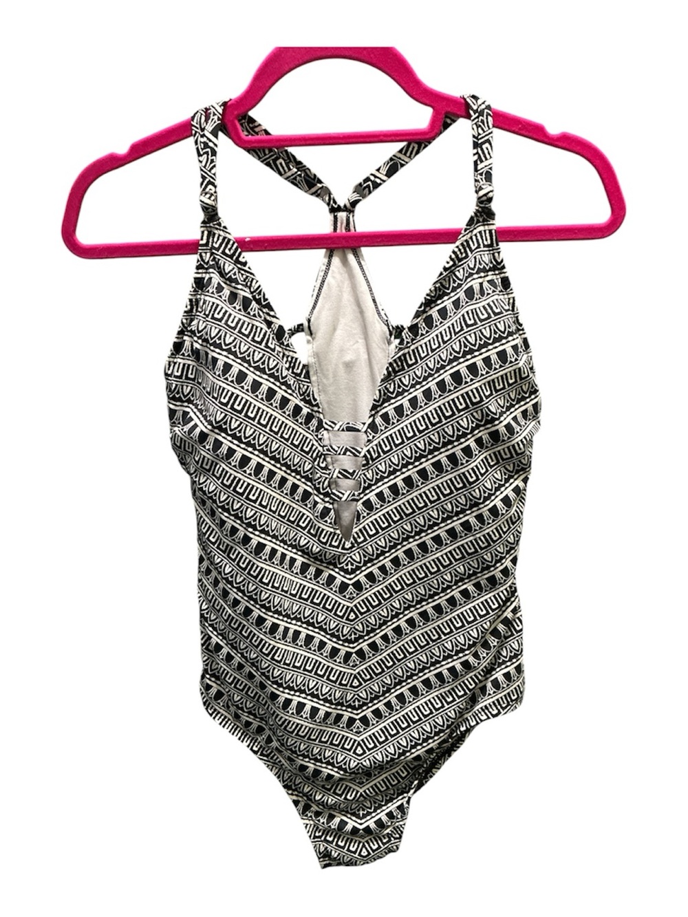 Black & White Geo One-Piece Swimsuit - Women's Swim